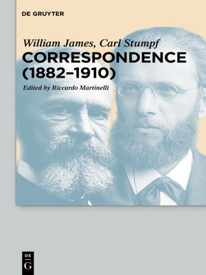 cover image of Correspondence (1882–1910)